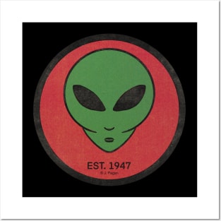 Alien Head Posters and Art